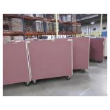 HEAVY DUTY ROLLING CARTS IN VARIOUS STATES OF REPAIR AND ASSORTED COLORS