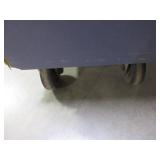 HEAVY DUTY ROLLING CARTS IN VARIOUS STATES OF REPAIR AND ASSORTED COLORS