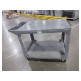 RUBBERMAID GRAY PLASTIC UTILITY CARTS