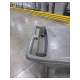 RUBBERMAID GRAY PLASTIC UTILITY CARTS