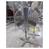 QLTY POWERFUL STAND FAN ON STEEL BASE