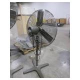 QLTY POWERFUL STAND FAN ON STEEL BASE