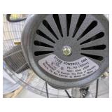 QLTY POWERFUL STAND FAN ON STEEL BASE