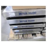 METTLER 300 LB DIGITAL SCALES WITH DISPLAYS AND POWER SUPPLIES