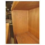 ASSORTED OAK BOOLKSHELVES