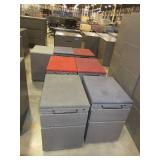 CUSHION TOP MOBILE FILE PEDESTALS