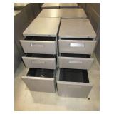 3 DRAWER PEDESTAL FILE CABINETS