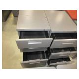 THREE DRAWER PEDESTAL FILE CABINETS