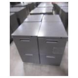 2 DRAWER PEDESTAL FILE CABINETS