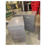 2 DRAWER PEDESTAL FILE CABINETS
