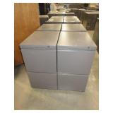 HERMAN MILLER 2 DRAWER PEDESTAL FILE CABINETS