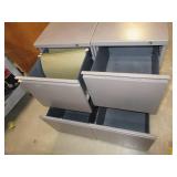 HERMAN MILLER 2 DRAWER PEDESTAL FILE CABINETS