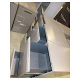 HERMAN MILLER 2 AND 3 DRAWER PEDESTAL FILE CABINETS