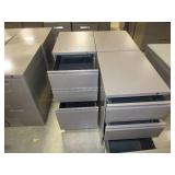 HERMAN MILLER 3 DRAWER PEDESTAL FILE CABINETS