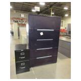 BLACK METAL FILING CABINETS