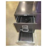 BLACK METAL FILING CABINETS