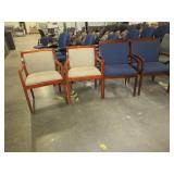ASSORTED RECEPTION CHAIRS
