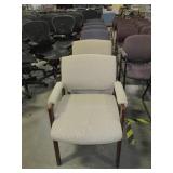 UPHOLSTERED RECEPTION CHAIRS