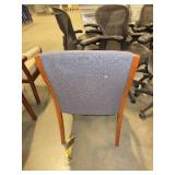 UPHOLSTERED RECEPTION CHAIRS