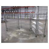 CARI-ALL STAINLESS STEEL ROLLING CARTS
