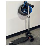 Childs Scooter with Helmet