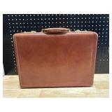 Leather Briefcase with Combination Lock