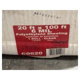 Plastic Sheeting 20 Ft X 100 Ft