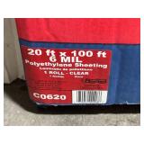 Plastic Sheeting 20 Ft X 100 Ft