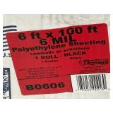 Plastic Sheeting 6 Ft X 100 Ft