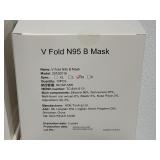 V Fold N95 Mask Qty 80