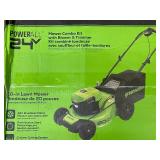 Greenworks 48V Lawn Mower Combo Kit with Blower and Trimmer