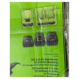 Greenworks 48V Lawn Mower Combo Kit with Blower and Trimmer
