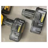 DeWalt DC730 Cordless Drill Driver with 3 Batteries and 2 Chargers