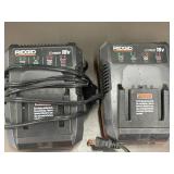 Ridgid 18V Cordless Drill with Batteries and Chargers
