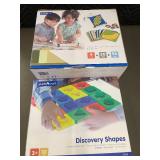 Guidecraft Discovery Shapes and Connecting Boards Educational Toy Set