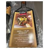 Mr. Bar-B-Q Grill Accessory Set with Searing Topper, Skillet, Flip Basket, and Tool Set
