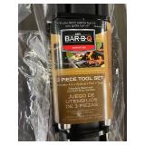 Mr. Bar-B-Q Grill Accessory Set with Searing Topper, Skillet, Flip Basket, and Tool Set