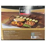 Mr. Bar-B-Q Grill Accessory Set with Searing Topper, Skillet, Flip Basket, and Tool Set