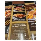 2 Mr. Bar-B-Q Signature Dual-Sided Non-Stick Grilling Sheets and a Mat