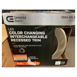 Commercial Electric LED Recessed Trim and 4-Pack PAR38 LED Bulbs