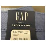 Gap 5 Pocket Pant 40x32 Blue Indigo