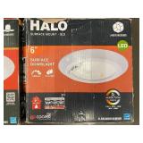 Lot of 3 Halo Surface Mount LED Downlights 4 inch and 6 inch