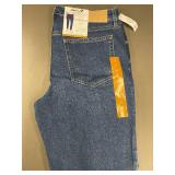 Seven 7 Slim Straight Jean Size 12 High Rise Blue Denim