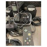 Mixed Electronics Lot with Panasonic Phone, Logitech Webcam, Altech Speakers and Accessories