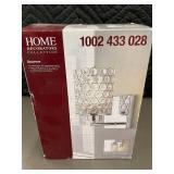 Home Decorators Collection Sconce with Crystal Glass Shade