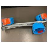 Carlon Ceiling Fan Outlet Box with Adjustable Bar Hanger Set