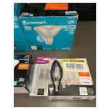 Assorted LED and Halogen Light Bulbs Collection