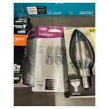 Assorted LED and Halogen Light Bulbs Collection