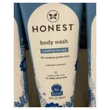 Lot of 3 Honest Body Wash Soothing Therapy for Eczema Prone Skin 8 fl oz