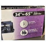 Plasma LCD TV Wall Mount for 34 to 65 Inch Screens Adjustable Tilt